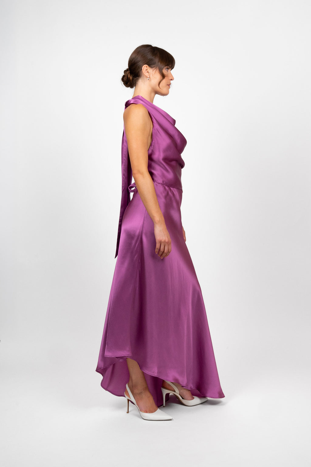 Silk Skirt - Magenta
