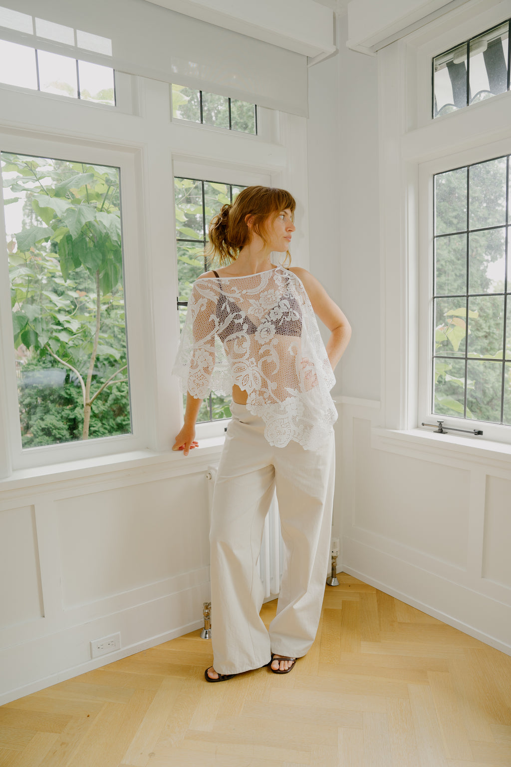 Lace Poncho - 1