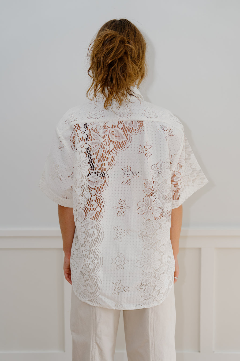Lace button Down - 1