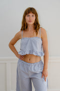 July Top - Blue Stripes
