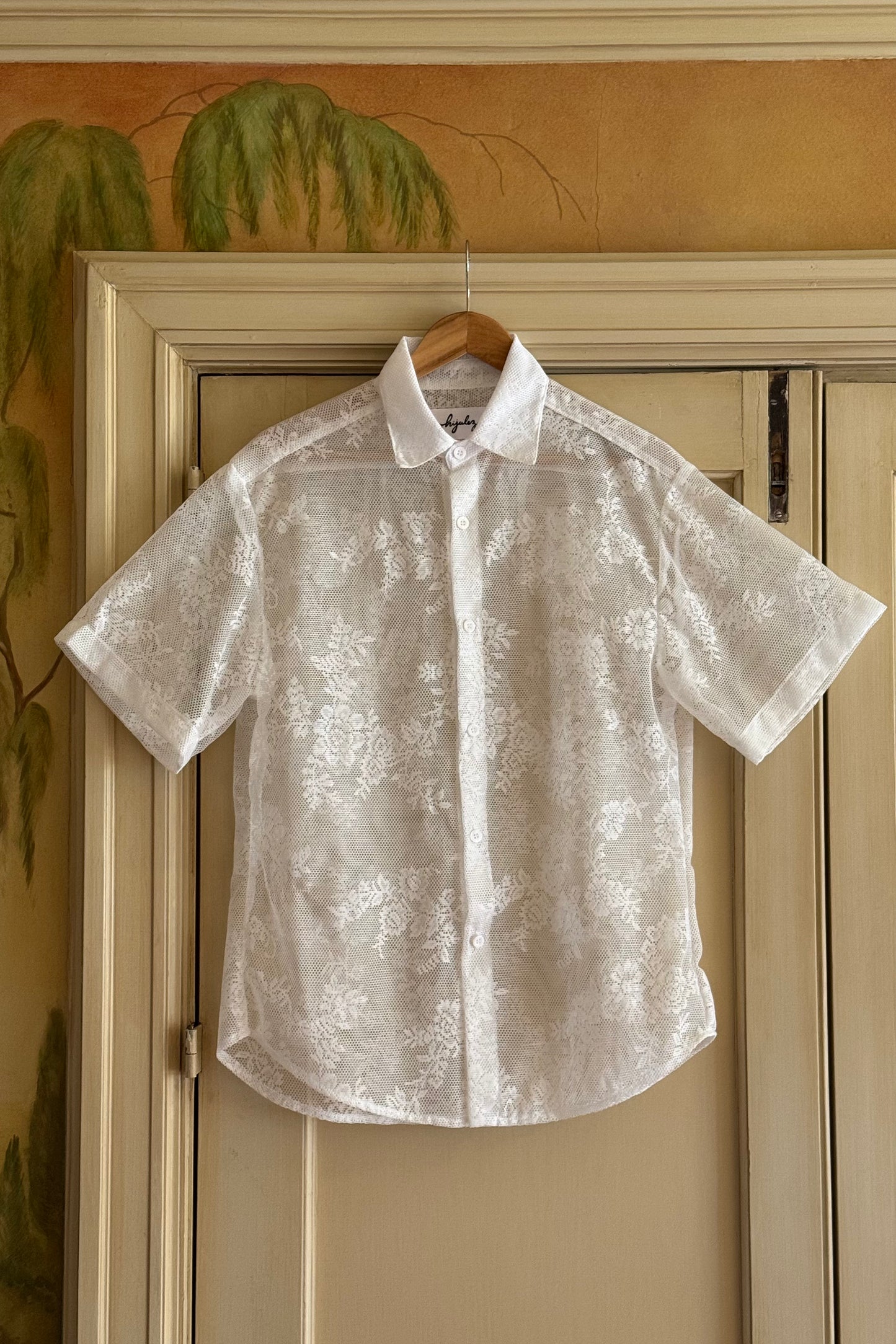 Lace Trev Button Down