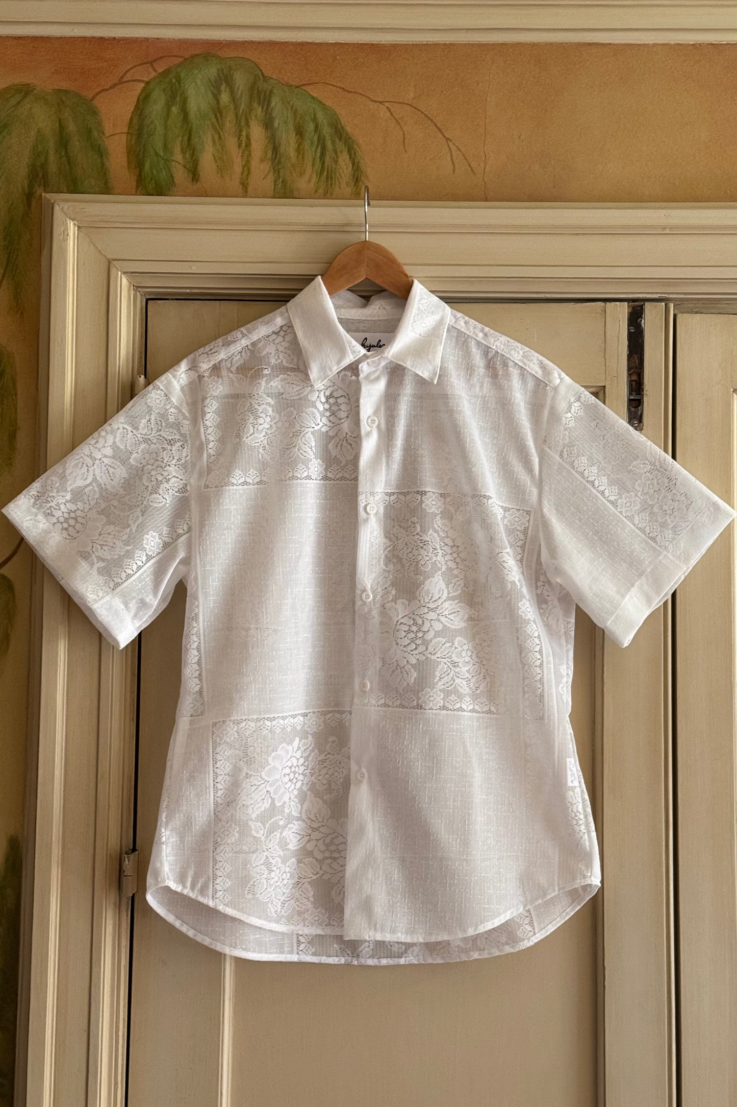 Lace Trev Button Down
