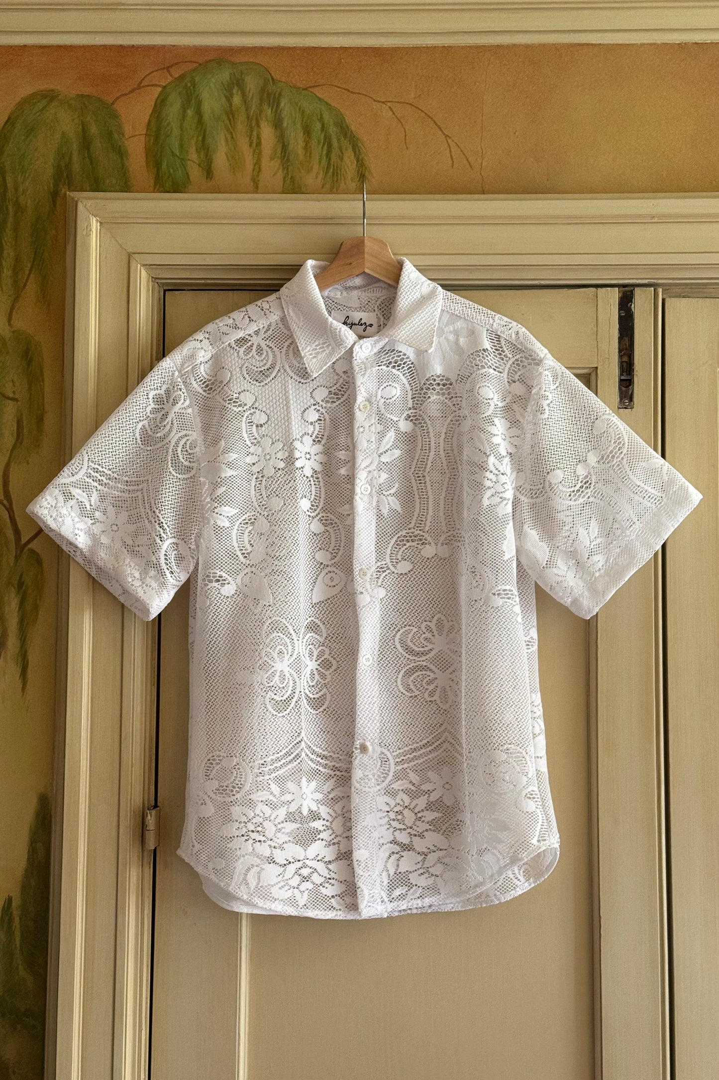 Lace Trev Button Down