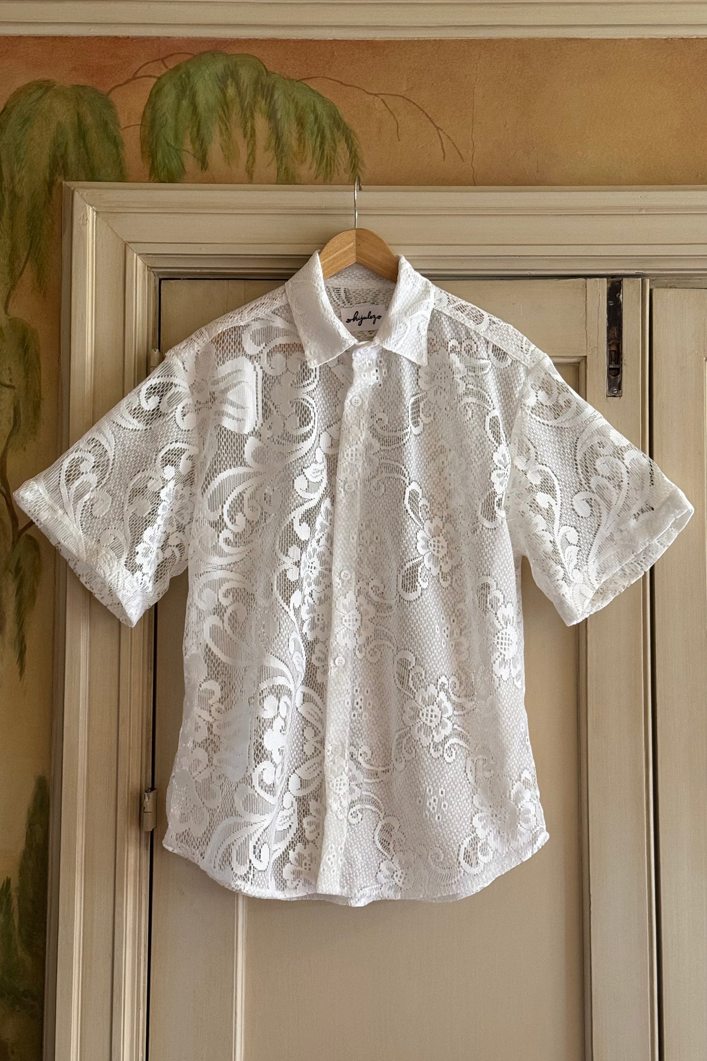 Lace Trev Button Down