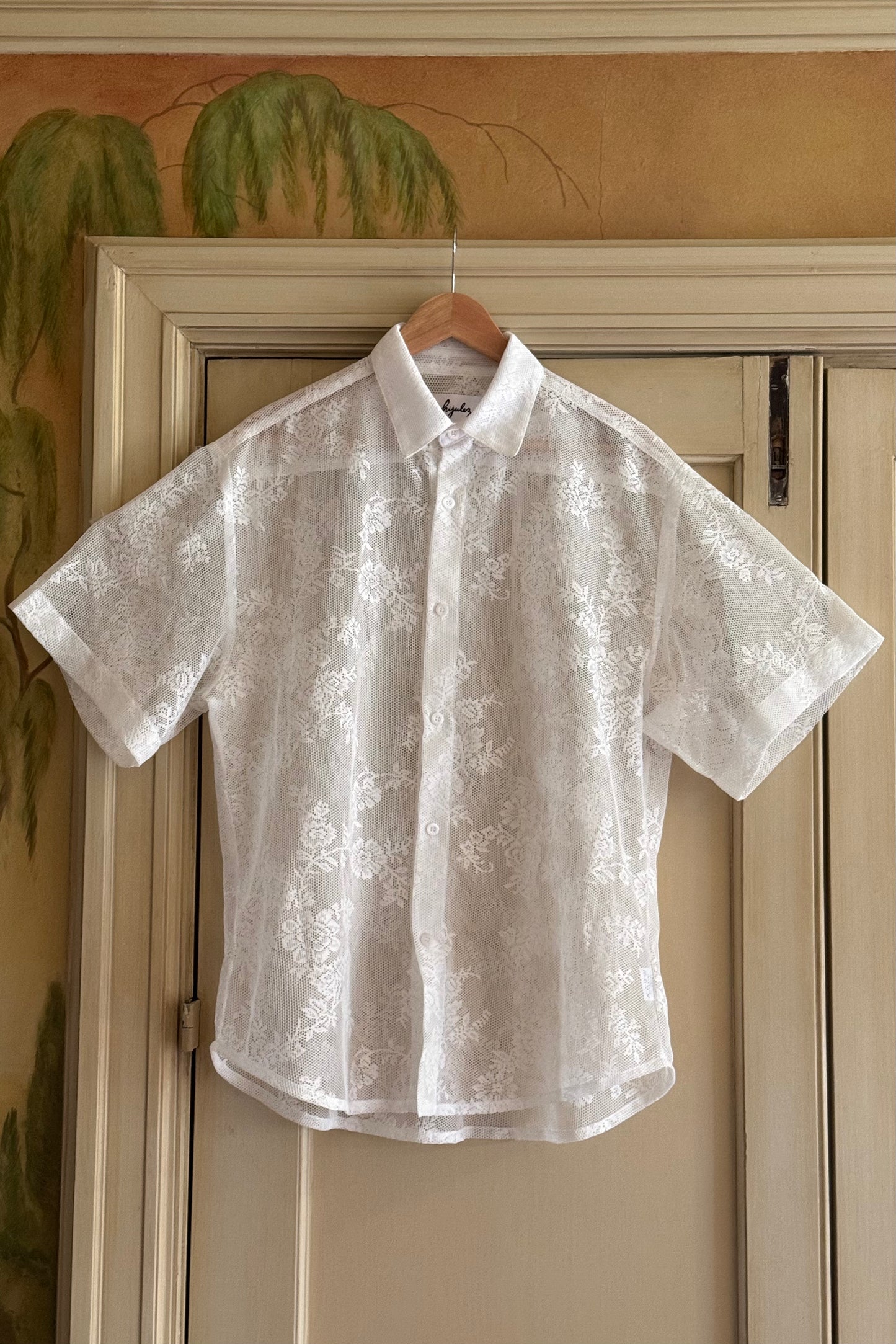 Lace Trev Button Down