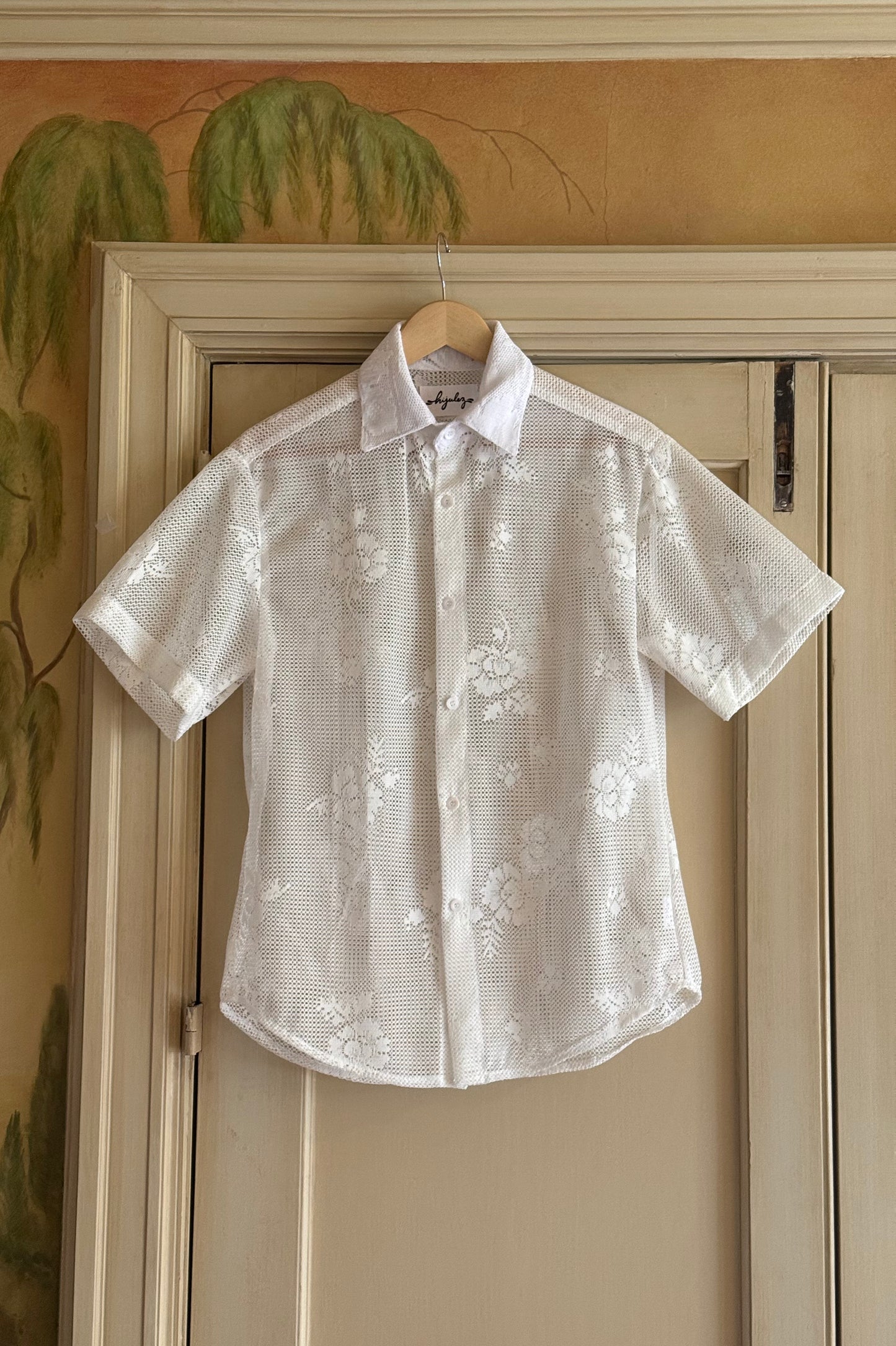 Lace Trev Button Down
