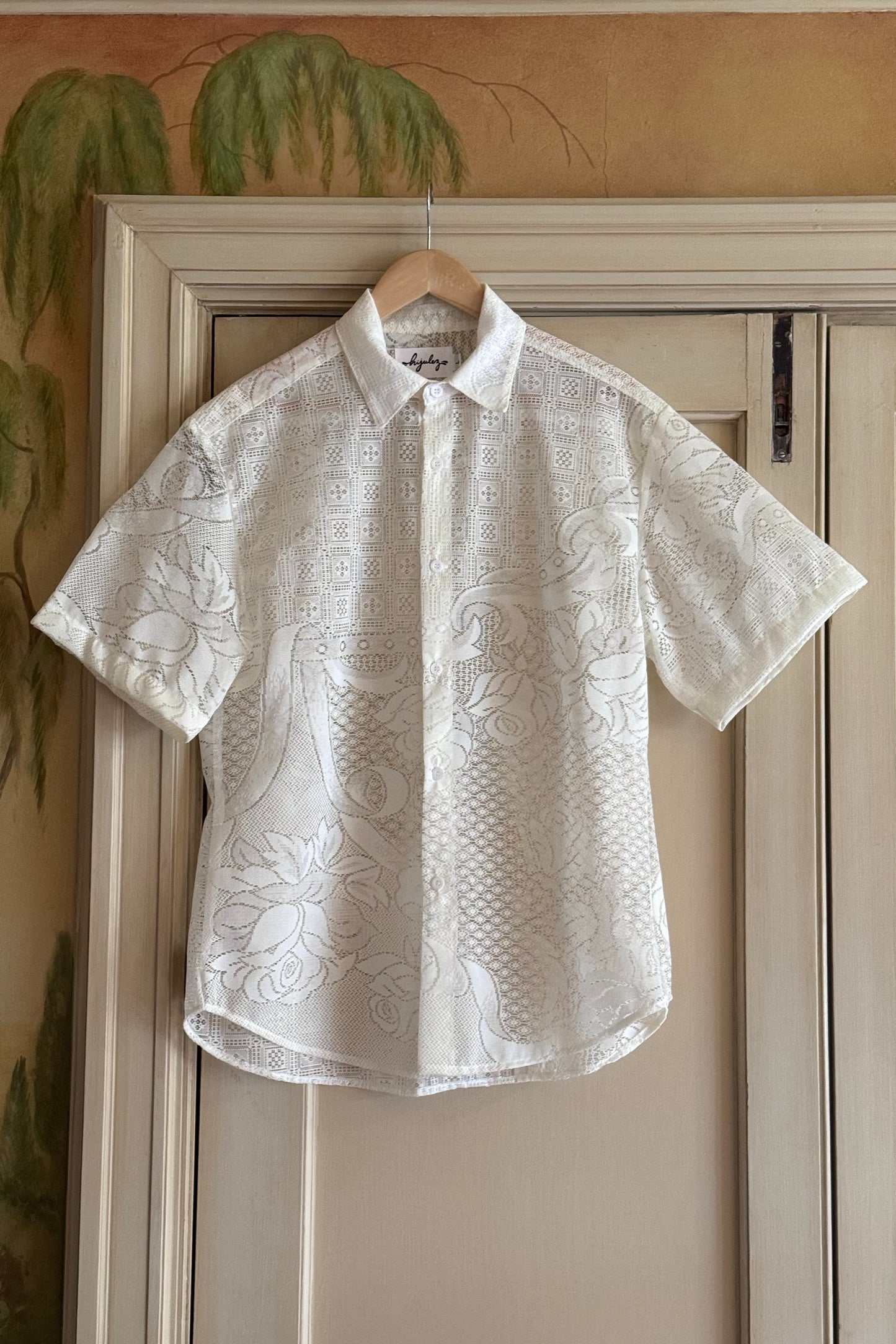 Lace Trev Button Down