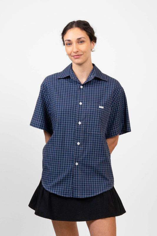Recycled Cotton Trev Button Down
